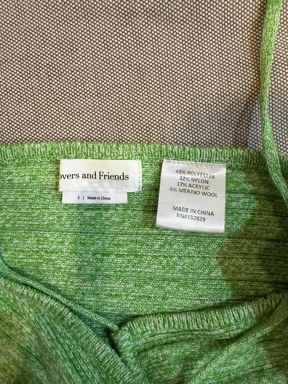 Knit bandeau top (matching set)